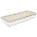 Pojemnik na Wędliny Sery 1 L ORION Falowane Dno Zmywarka 28,5 x 11 cm