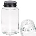 Pojemnik na przyprawy szklany 120 ml 24 szt. + 90 naklejek