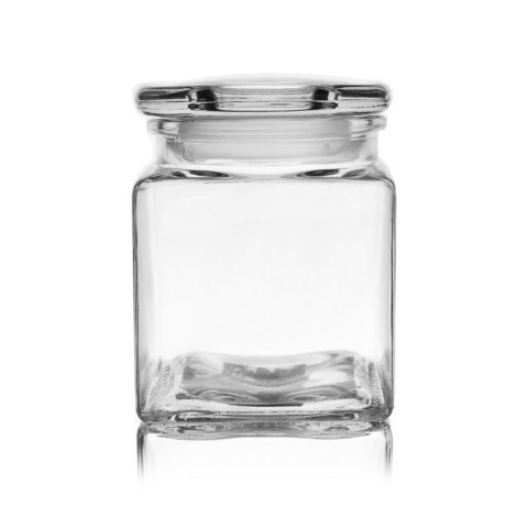 Pojemnik Szklany Kwadratowy 950 ml ORION Szczelny Retro 13,5 x 12 cm