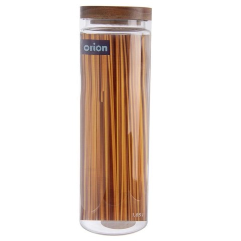 Pojemnik Szklany Sypkie Produkty 1,85 L ORION z Uszczelką 27,5 x 10 cm