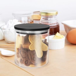 Pojemnik Szklany Sypkie Produkty 450 ml ORION z Uszczelką 9 x 9 cm