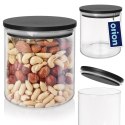 Pojemnik Szklany Sypkie Produkty 450 ml ORION z Uszczelką 9 x 9 cm