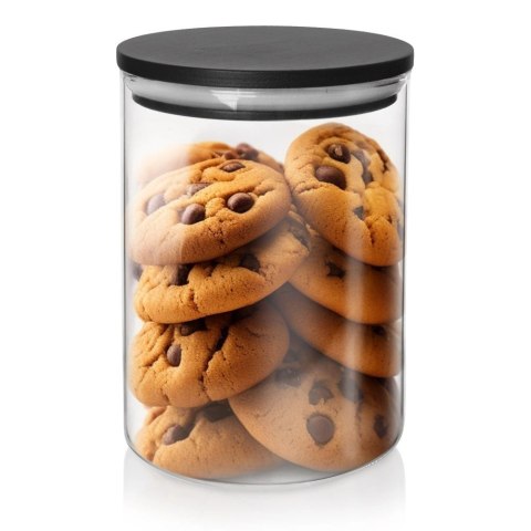 Pojemnik Szklany Sypkie Produkty 600 ml ORION z Uszczelką 12 x 9 cm