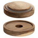 Pojemnik Szklany Sypkie Produkty 730 ml ORION z Pokrywką 12,5 x 10 cm