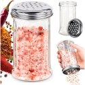Pojemnik Szklany na Przyprawy Sitko 350 ml VILDE z Otworami 13,5 x 7,5 cm