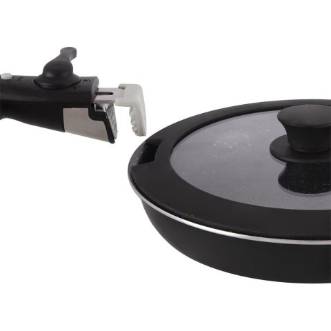 Pokrywka Szklana Borokrzemowa z Silikonowym Rantem 16 cm ORION