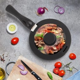 Pokrywka Szklana Borokrzemowa z Silikonowym Rantem 18 cm ORION
