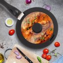 Pokrywka Szklana Borokrzemowa z Silikonowym Rantem 28 cm ORION