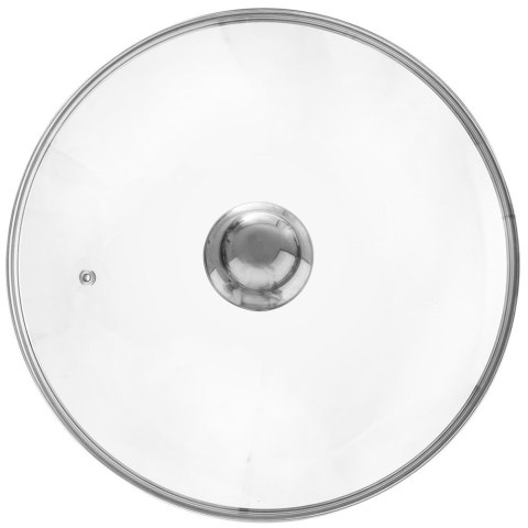 Pokrywka Szklana Duża Żaroodporna Odpowietrznik 30 cm ORION do Garnka