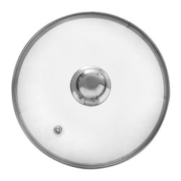 Pokrywka Szklana Żaroodporna Odpowietrznik 22 cm ORION do Garnka Patelni