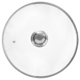 Pokrywka Szklana Żaroodporna Odpowietrznik 26 cm ORION do Garnka Patelni