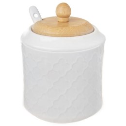 Porcelanowa Cukierniczka z Łyżeczką i Pokrywką ORION