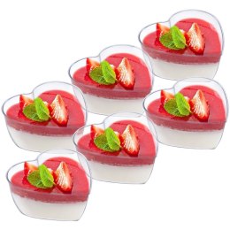 Pucharki Desery Przekąski Serce 6 szt. 120 ml Catering ORION