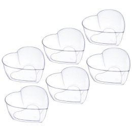 Pucharki Desery Przekąski Serce 6 szt. 120 ml Catering ORION
