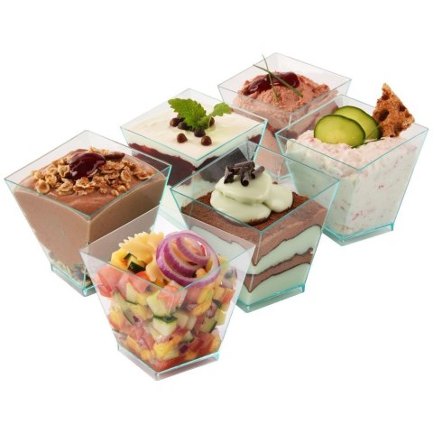 Pucharki Desery Przekąski Tworzywo 6 szt. 120 ml Catering ORION