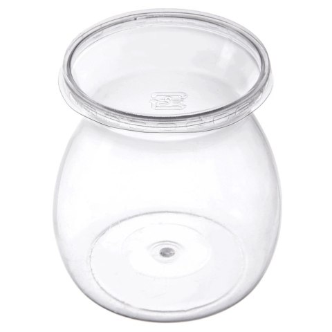 Pucharki z Pokrywkami 160ml Zestaw 6 szt. do Monoporcji i Deserów
