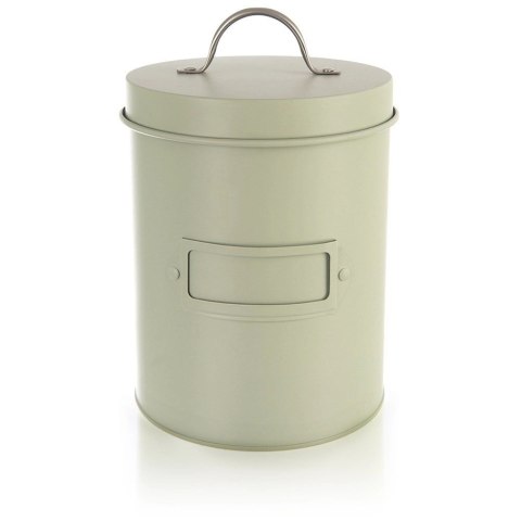 Puszka Pojemnik Metalowy GREENISH 1,3 L 11,5 x 18,5 cm ORION Zielony