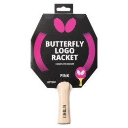 Rakietka Paletka do Tenisa Stołowego Ping Ponga BUTTERFLY Logo Pink