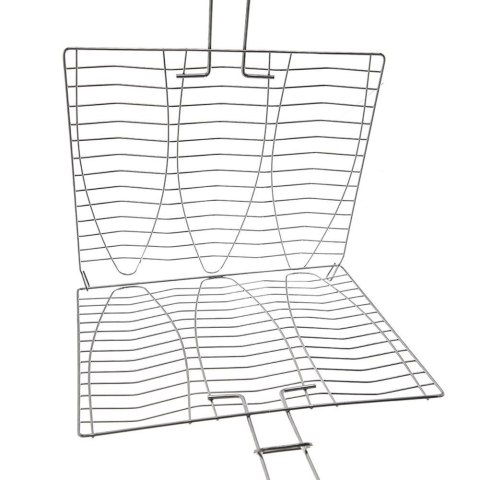 Ruszt do Grillowania Ryb Zamykany Metalowy 3 Ryby 55,5 x 28 cm ORION