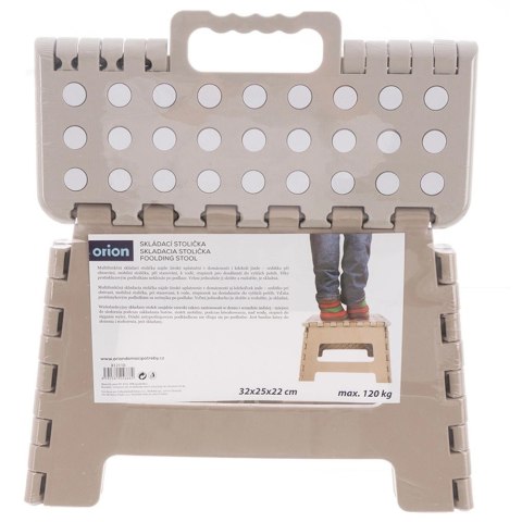 Schodek Antypoślizgowy Składany Solidny Wytrzymały ORION 32x25x22 cm