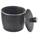 Cukierniczka Cukiernica Ceramiczna Czarna Ozdobna Klasyczna ORION 320 ml