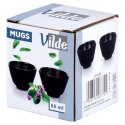 Czarki Kubki do Herbaty Ziół Żeliwne Emaliowane Solidna VILDE 60 ml 2 szt.