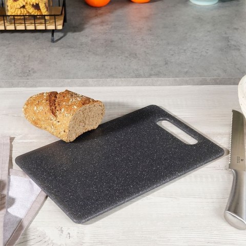 Deska Plastikowa ORION 31 x 20 cm Szara do Krojenia do Zmywarki
