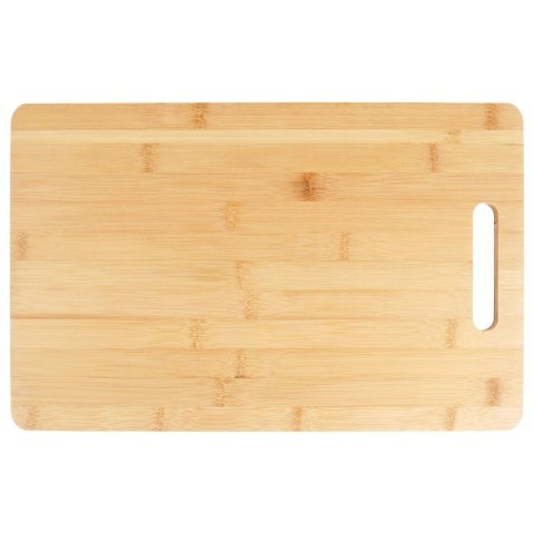 Deska do Krojenia Bambusowa 40 x 25 cm Solidna z Uchwytem VILDE Kuchnia