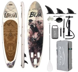 Deska do Pływania Sup Paddleboard Zestaw 7w1 KUBISPORT 350 x 90 x 15 cm