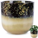 Doniczka Porcelanowa Szkliwiona Glazurowana Ozdobna Stylowa VILDE 17,5 cm
