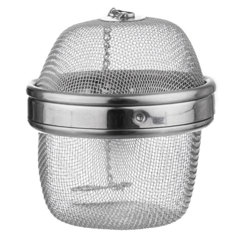 Sitko do Zaparzania Herbaty Kula Łańcuszek 6,5 cm Stal Zaparzacz ORION