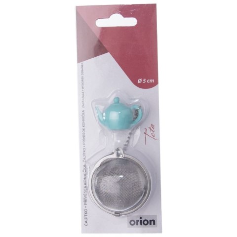 Sitko do Zaparzania Herbaty Kula z Zawieszką Łańcuszek 5 cm Zaparzacz ORION