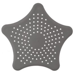 Sitko do Zlewu Gwiazda Szare z Przyssawkami Duże 16 cm Łazienka ORION