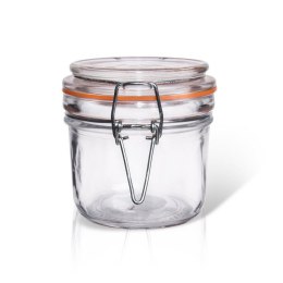 Słoik Patentowy Kwadratowy z Klipsem Wekowanie Przyprawy 220 ml ORION