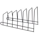 Stojak na Pokrywki Talerze Metalowy Czarny RADKA 6 szt. 34,5 cm ORION