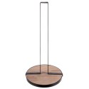 Stojak na Ręcznik Papierowy Czarny Loft Metal Drewno Line ORION Kuchnia