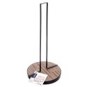 Stojak na Ręcznik Papierowy Czarny Loft Metal Drewno Line ORION Kuchnia