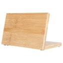 Stojak na noże bambusowy magnetyczny 25x14x15 cm