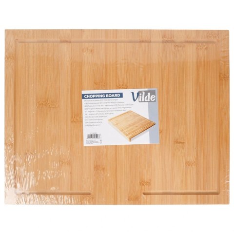 Stolnica Bambusowa z Rantem 45 x 35 cm Deska do Ciasta VILDE Solidna