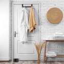 Stoper do Drzwi Ciężki Metalowy Czarny Antypoślizgowy 11,5 cm VILDE