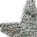 Stroik Gwiazda Ozdoba Świąteczna Świecąca 30 LED Wisząca Solidna VILDE 40cm