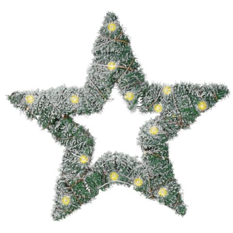 Stroik Gwiazda Ozdoba Świąteczna Świecąca 40 LED Wisząca Solidna VILDE 58cm