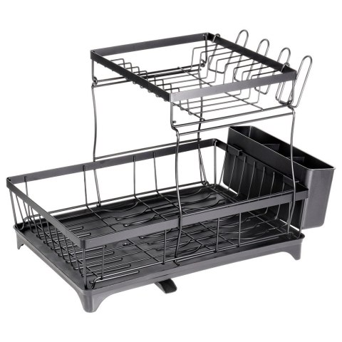 Suszarka do Naczyń 2 Poziomy 49,5 cm z Wylewką Ociekacz Loft VILDE