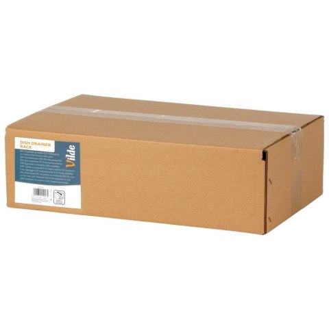 Suszarka do Naczyń Dwupoziomowa 52 cm Czarna Ociekacz Loft VILDE