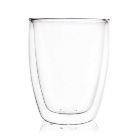 Szklanka Termiczna Latte Szklana 330 ml ORION Podwójna Ścianka 8 x 8 cm