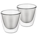 Szklanki Termiczne z Podwójną Ścianką do Kawy Espresso ORION 90 ml 2 szt.