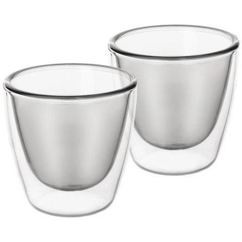 Szklanki Termiczne z Podwójną Ścianką do Kawy Espresso ORION 90 ml 2 szt.