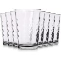 Szklanki Zestaw 8 szt. 200 ml EXCELLENT HOUSEWARE Zdobione do Zmywarki