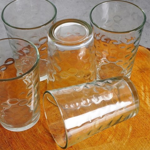 Szklanki Zestaw 8 szt. 200 ml EXCELLENT HOUSEWARE Zdobione do Zmywarki