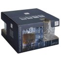 Szklanki do Whisky 290 ml ze Złotym Rantem Komplet 4 sztuk VILDE Drink